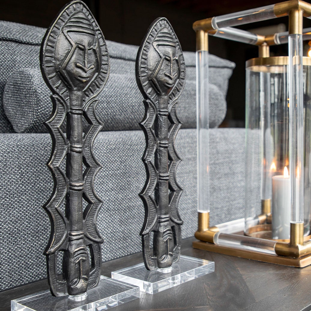 Yoruba Dekoration Antique Bronze Artwood