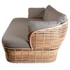 Basket sofa naturlig syntetisk rattan inkl. let Airtouch-pudesæt