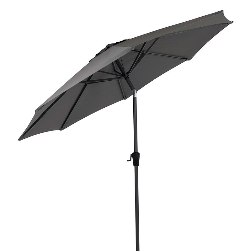 Cambre parasol 250 cm grå/grå