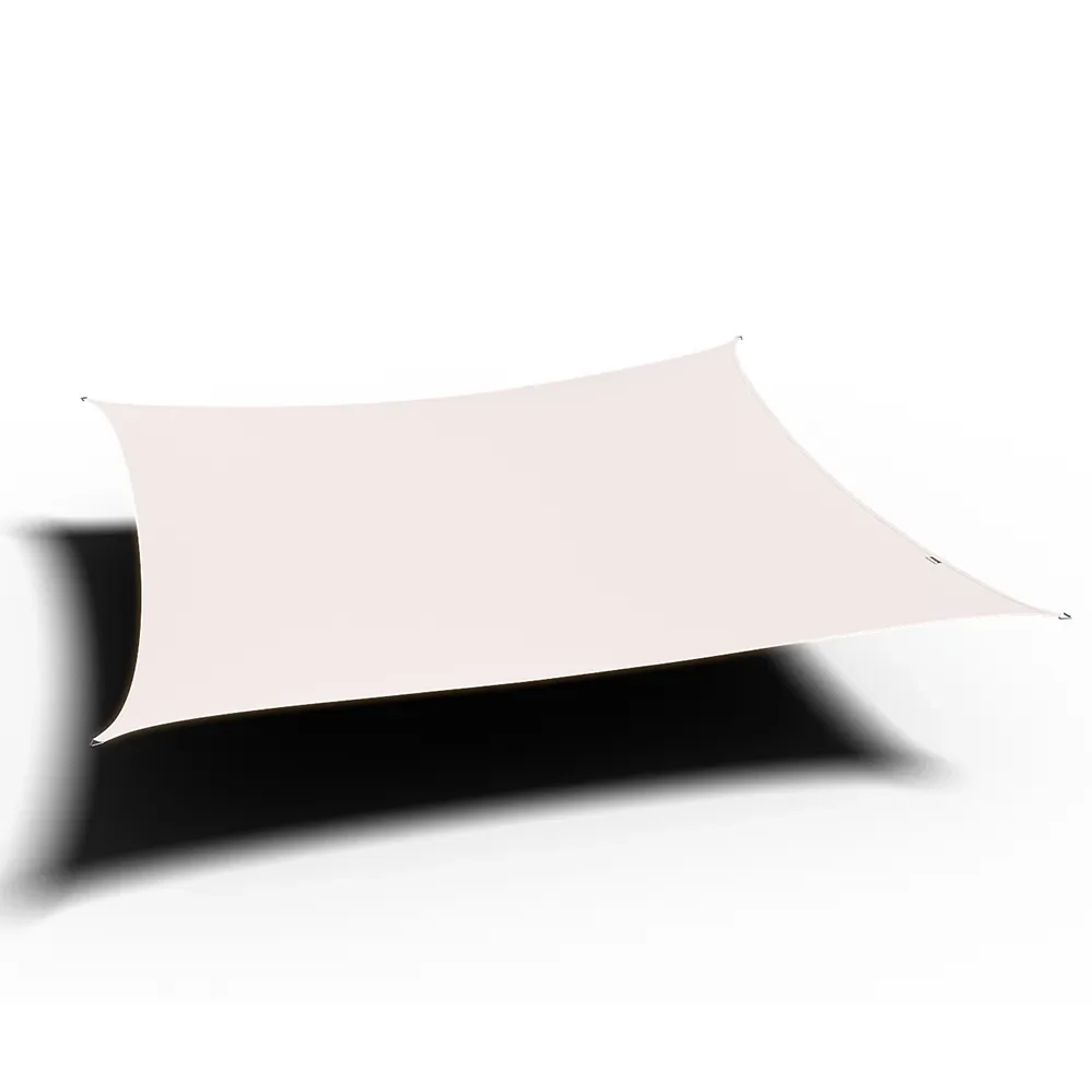 Dreamsail solsejl vandtæt kvadratisk 400x400 cm cream