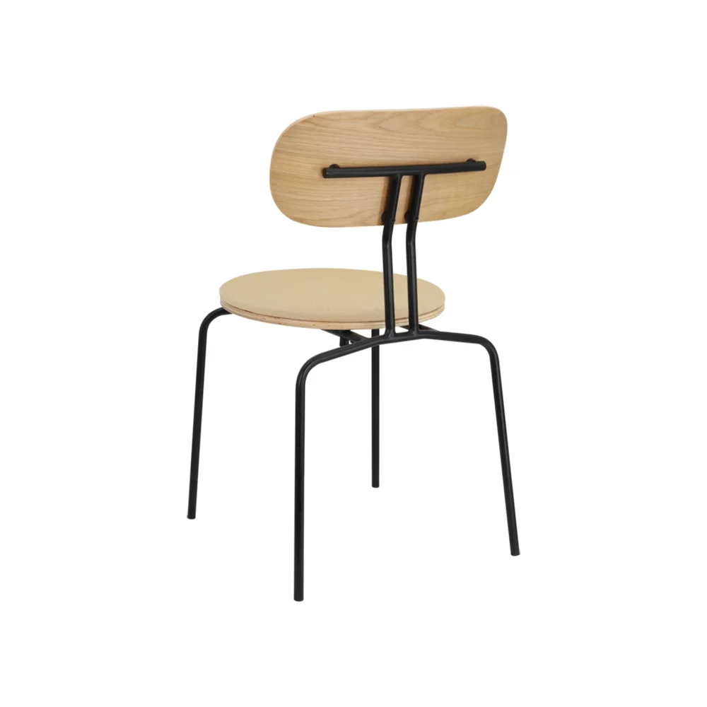 Curious Spisestol Eg/Sort Metal Summer Shine