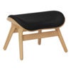 A Conversation Piece Ottoman Fodskammel Oak/Umage Leather Black