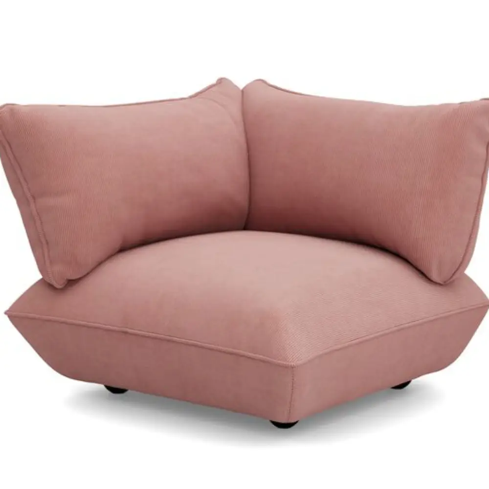 Fatboy, sumo sofa hjørnesektion højre cord recycled soft pink