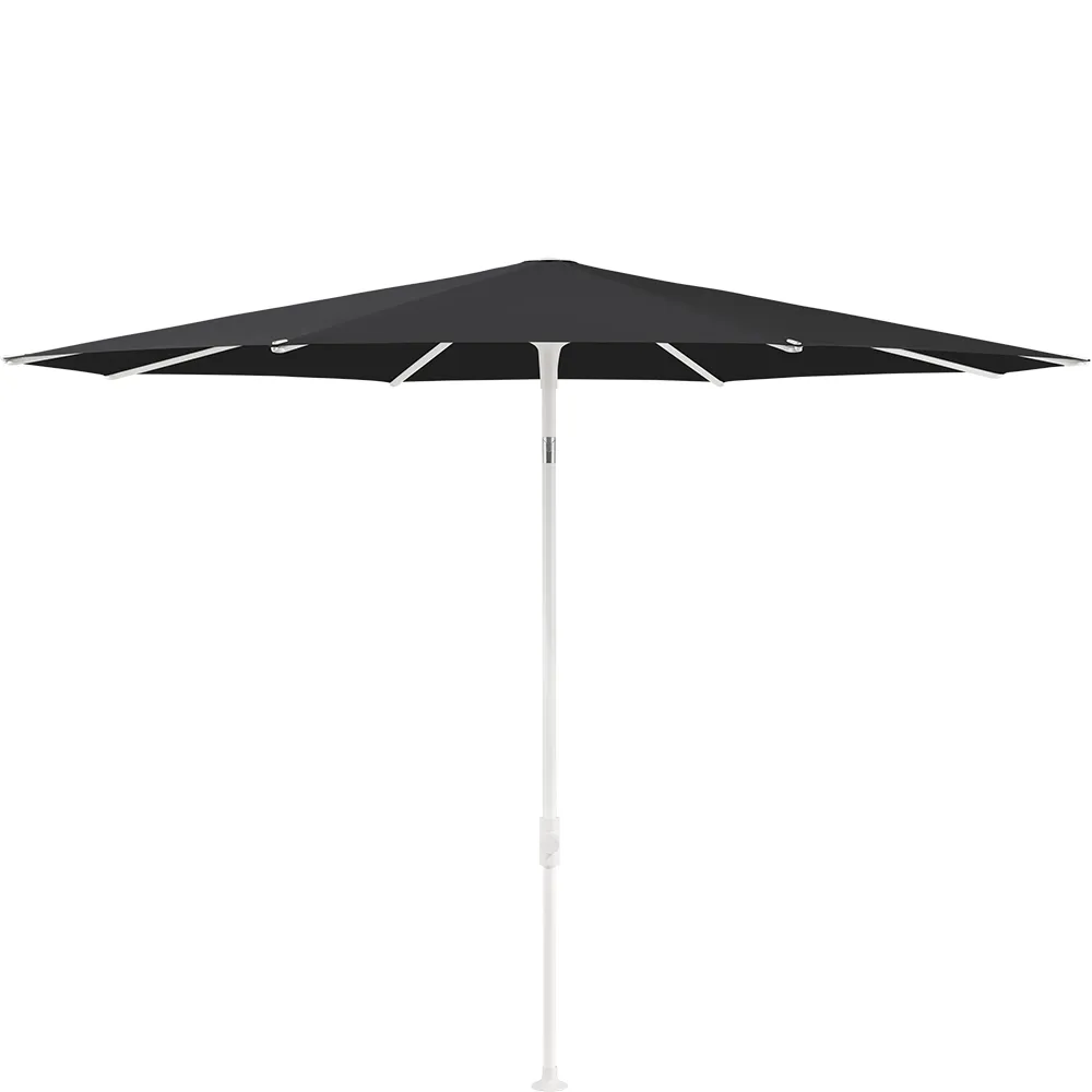 Glatz Smart parasol 220 cm matt white Kat.4 408 Black