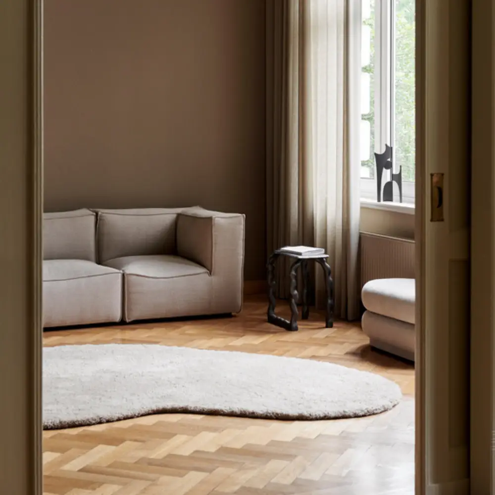 Forma uldtæppe 175x250 cm råhvid