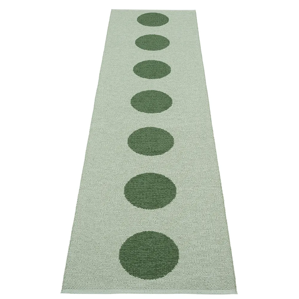 Vera Pop tæppe Leaf/Misty Mint 70 x 280cm