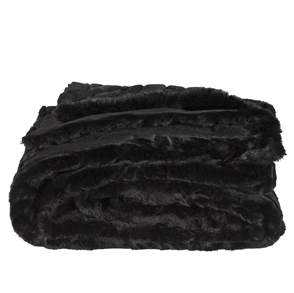 Celine Plaid 127x150 cm Sort Artwood