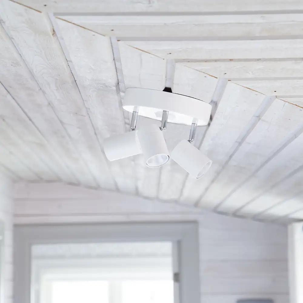 Correct loftspot 3-spot Hvid