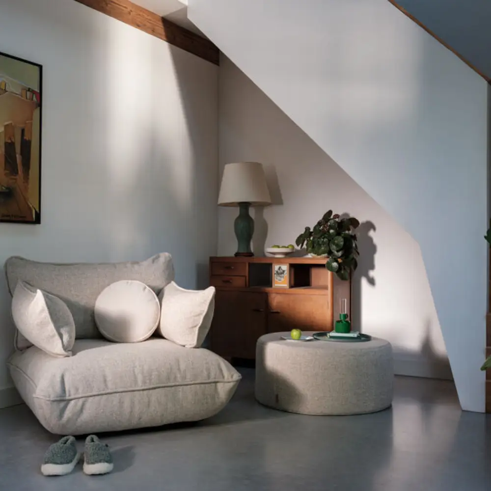 sumo armlæn boucle recycled beige