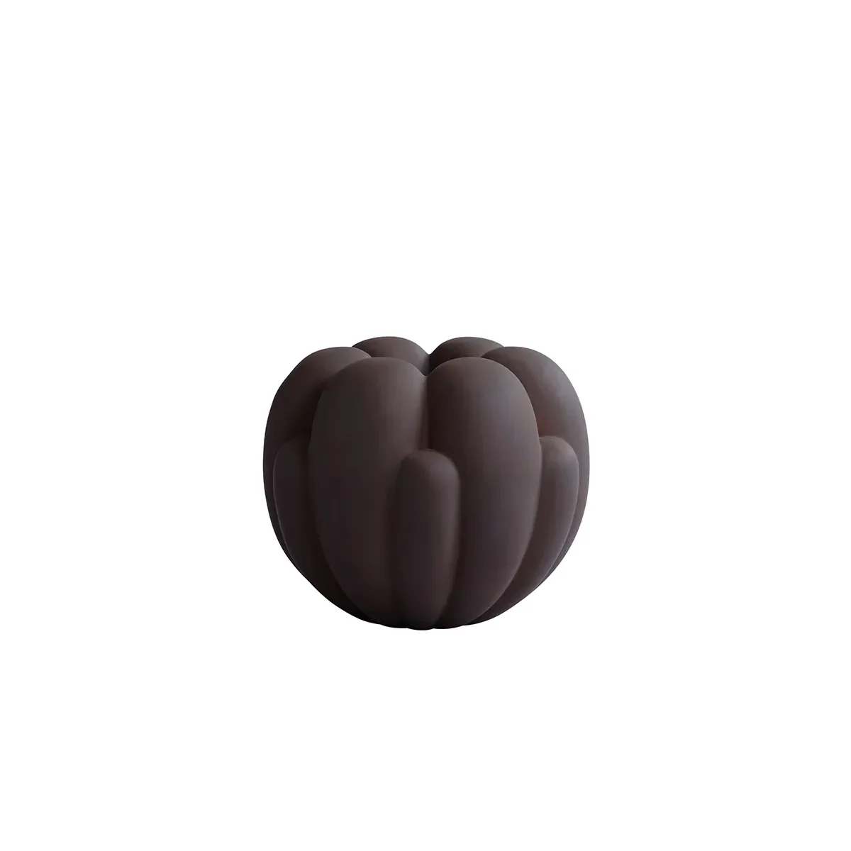 101 Copenhagen, Håndlavet vase Bloom Mini Chocolate Brown H27 cm