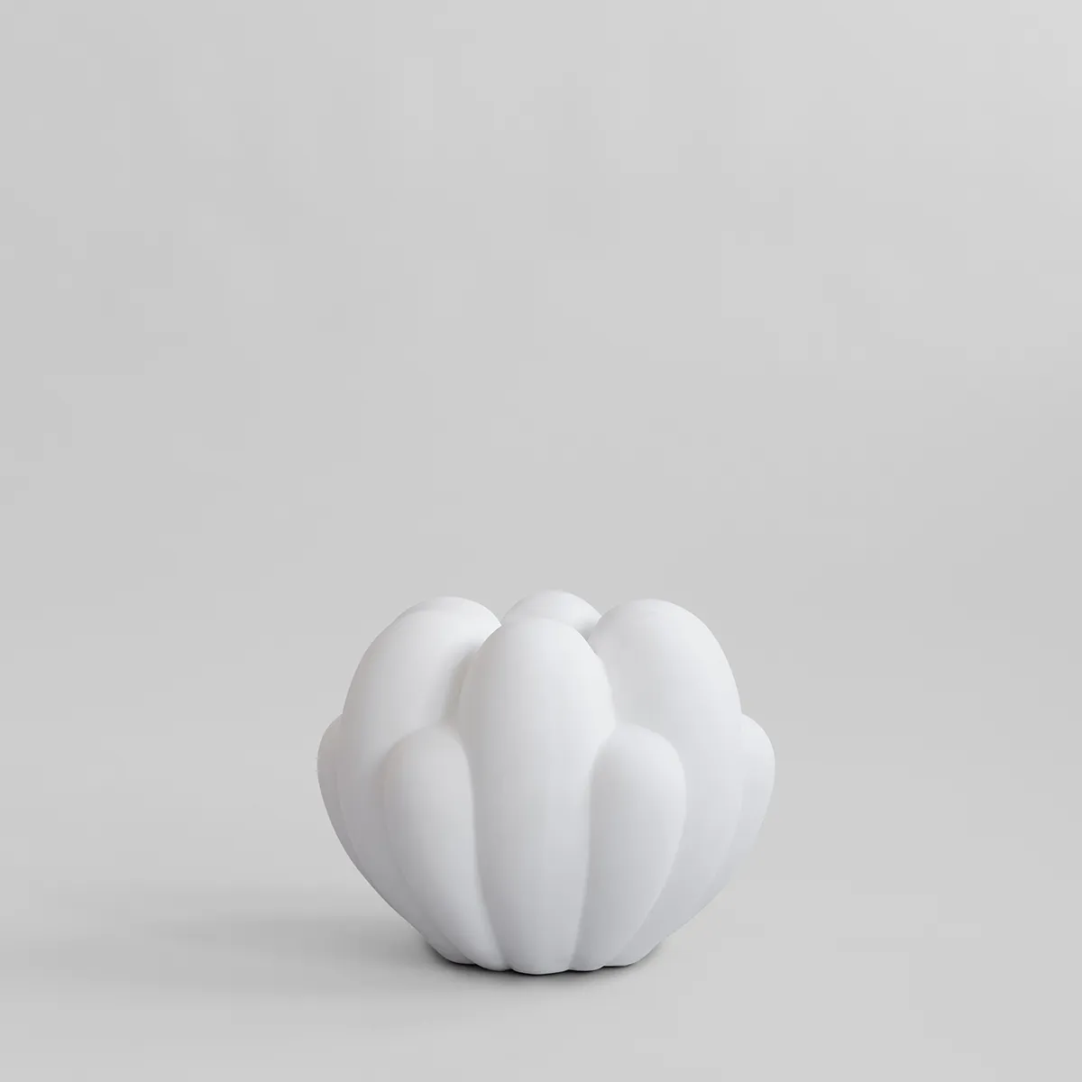 Håndlavet vase Bloom Mini Bone White H27 cm