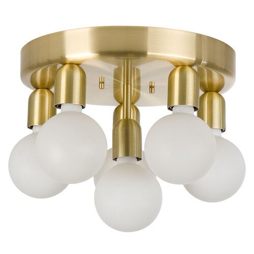 Regal loftslampe 6 D320 messing