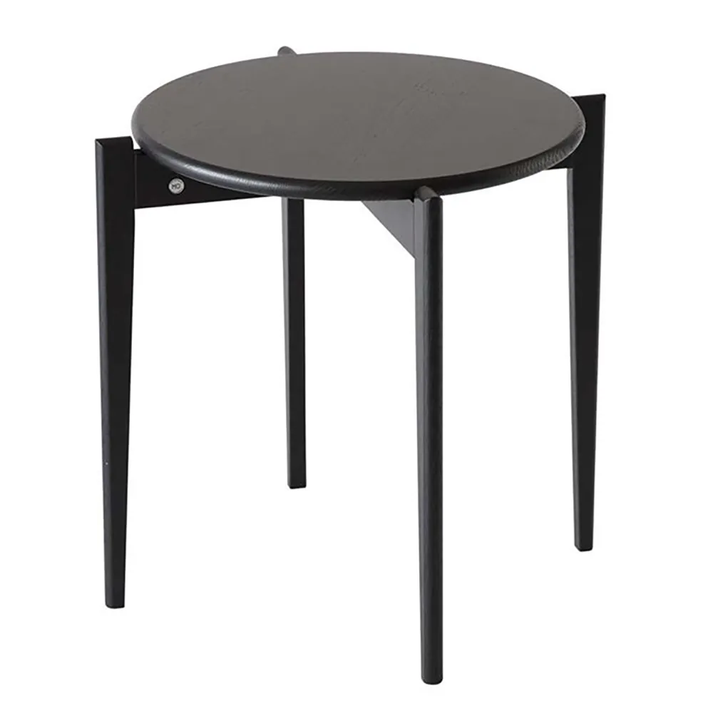 Oscarssons Möbel, Tilia sidebord Ø51 cm Sortbejdset eg