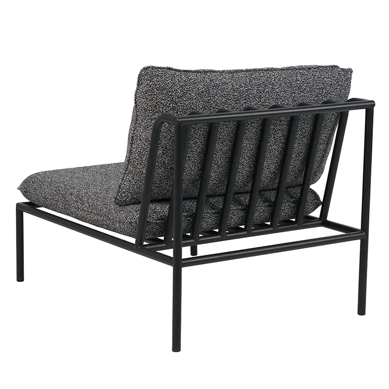 Collier midterste sektion Sort / Teddy black