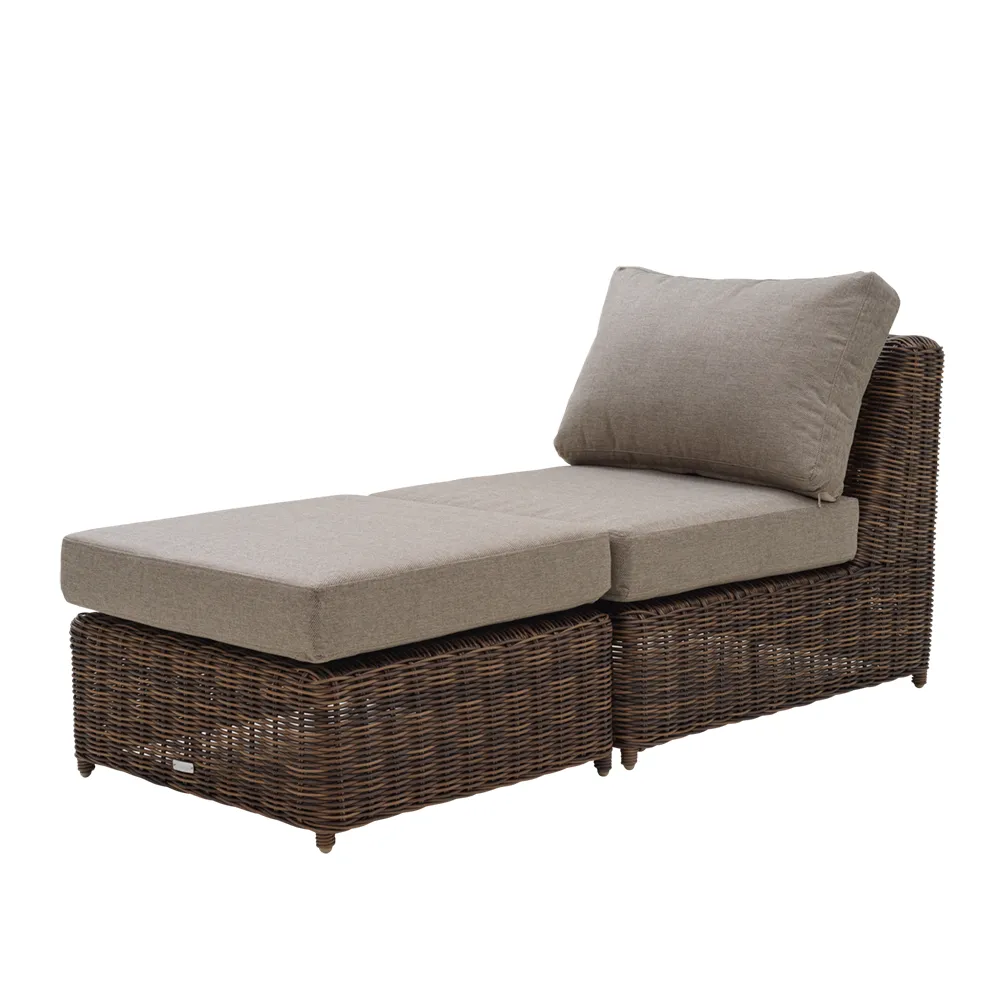 Glendon puf  Dark brown / Soft moose