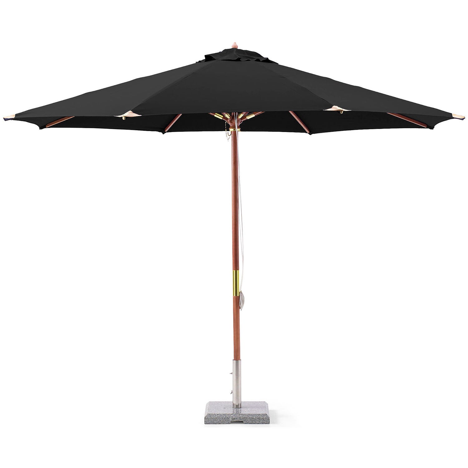Parasol 335cm Sort