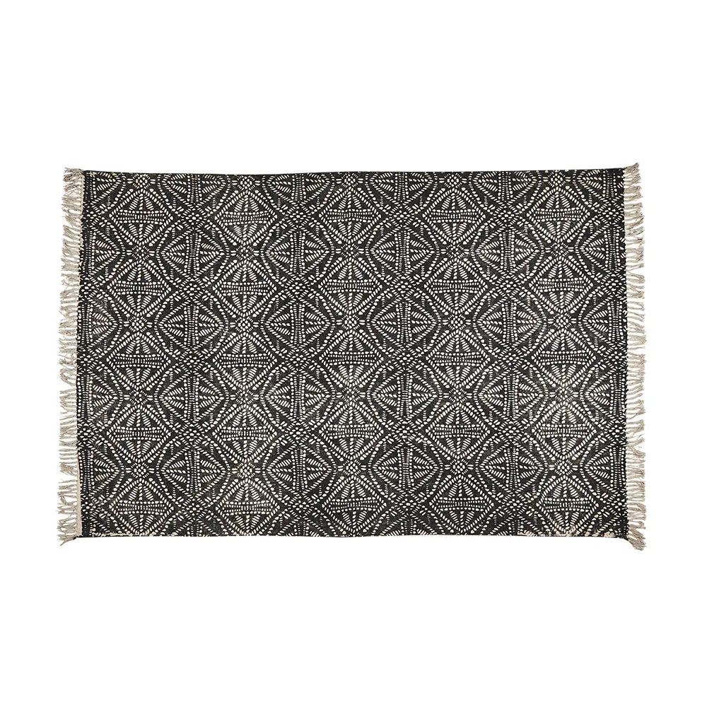 Affari of Sweden, FERNANDO tæppe natur/sort 240x160 cm