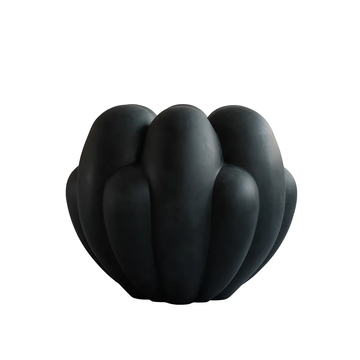 101 Copenhagen, Håndlavet vase Bloom Big Black H44 cm