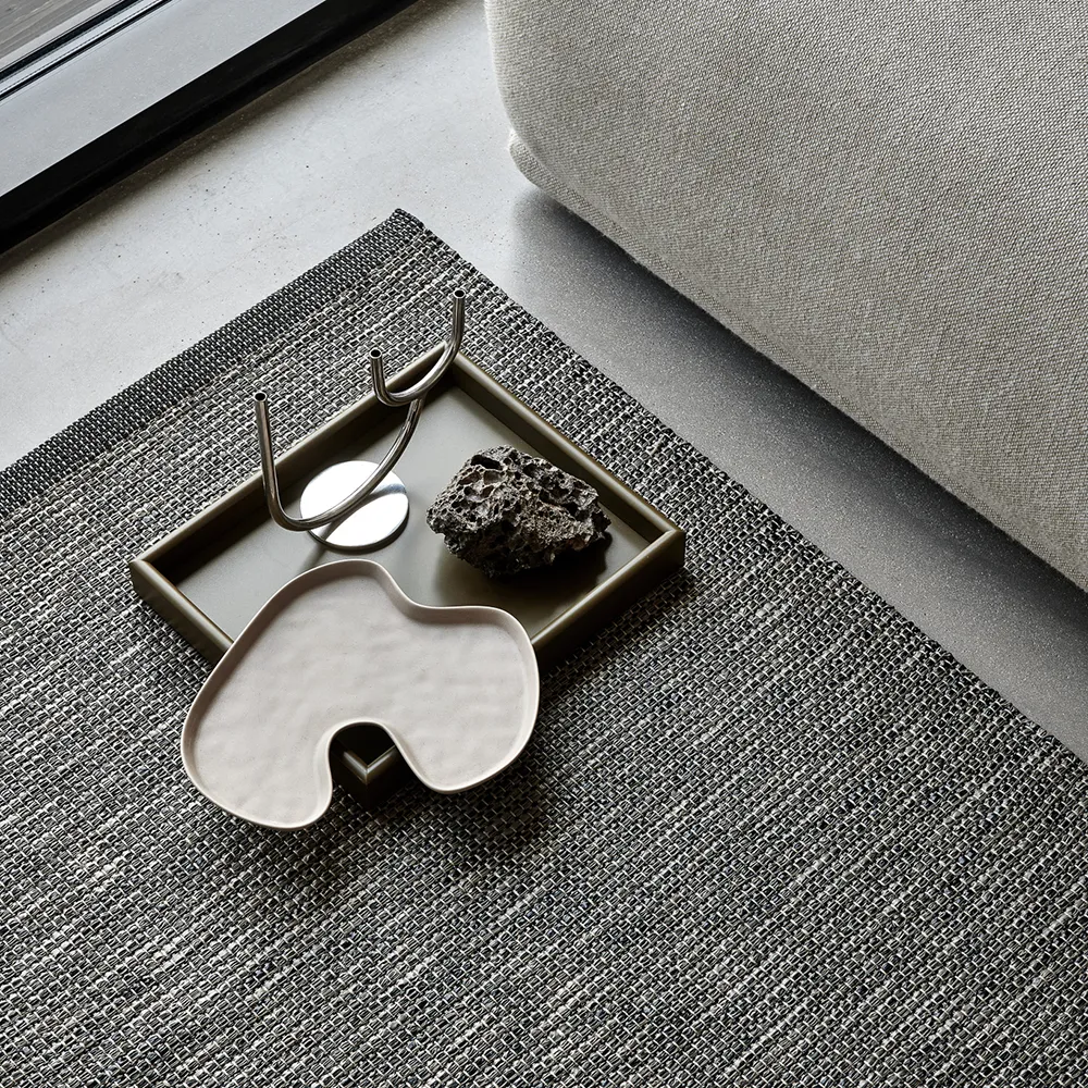 Sam tæppe 70 x 225 cm Black/Walnut