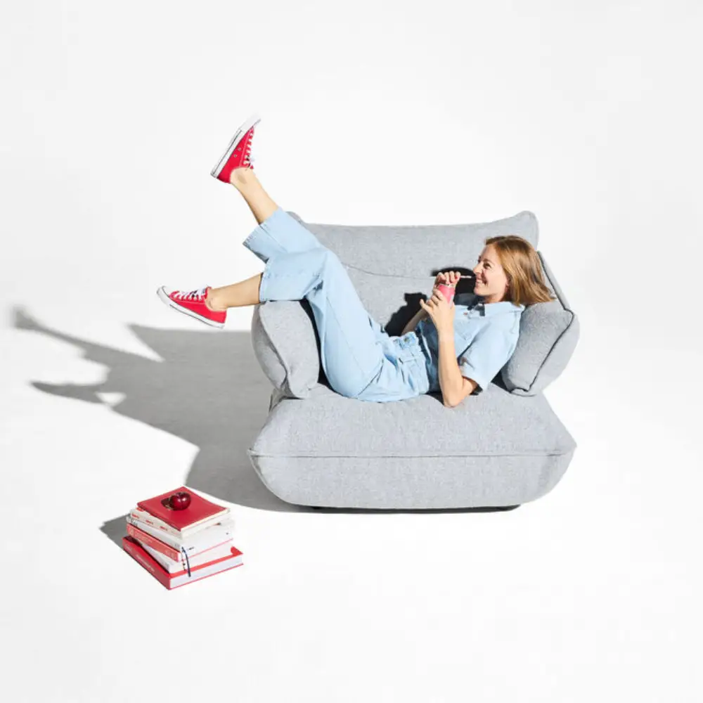 sumo sofa modul boucle recycled grey