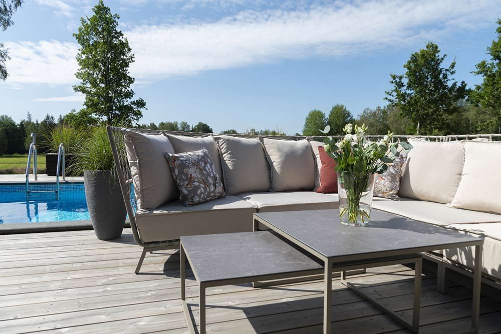 Jet Set Sætbord Beige