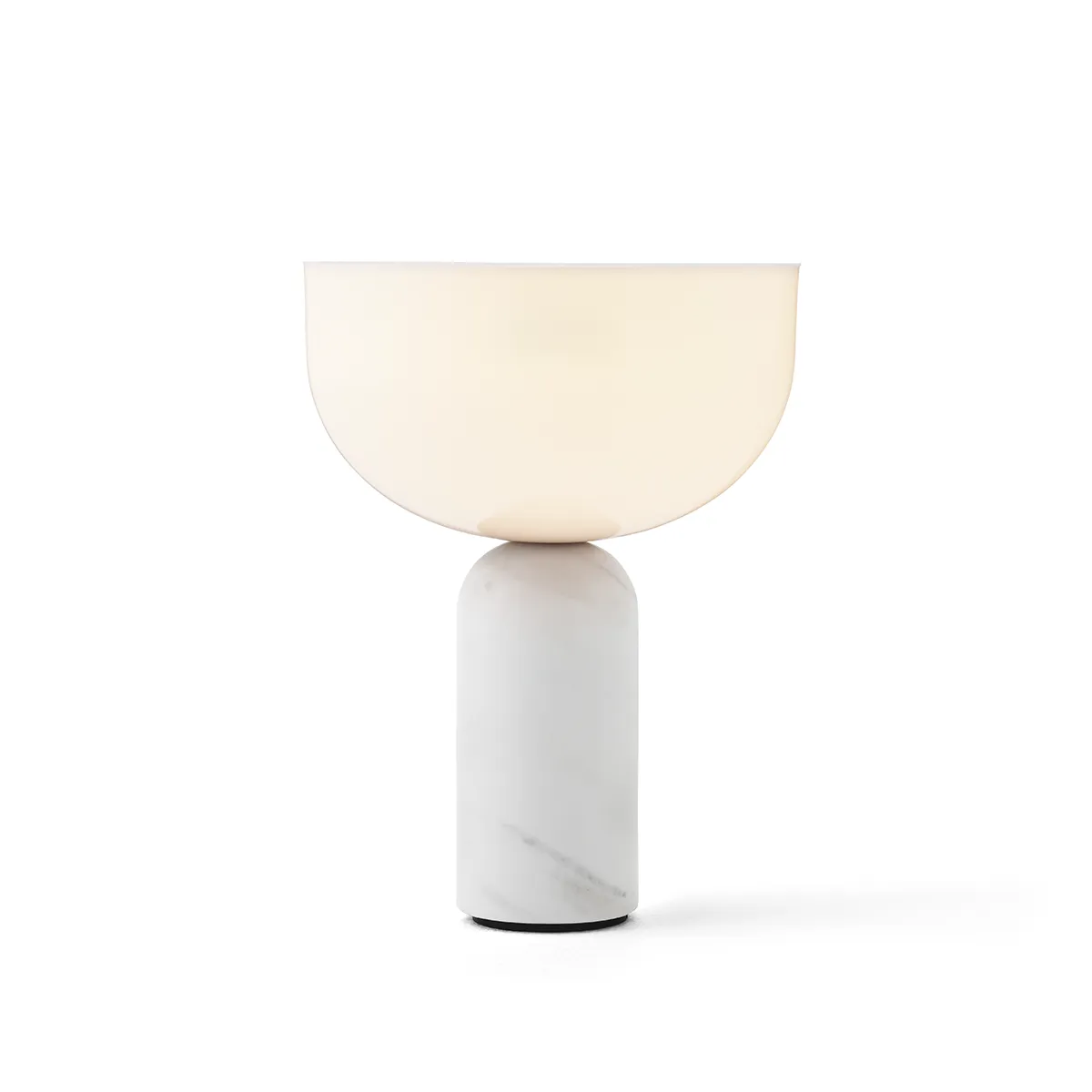 Kizu Bærbar bordlampe Hvid Marble