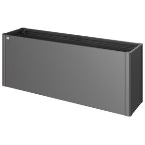 Belvedere plantebed maxi størrelse 200 metallisk mørkegrå