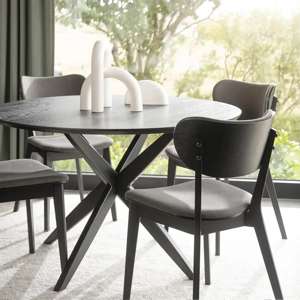 Kato spisebordsstol sort eg/mørkegrå