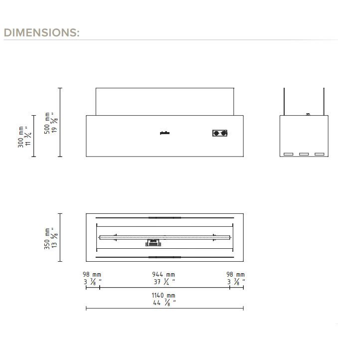Galio Corten manuel LPG-varmer 
