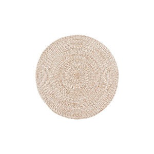  JUNI mat natur/hvid Ø90 cm