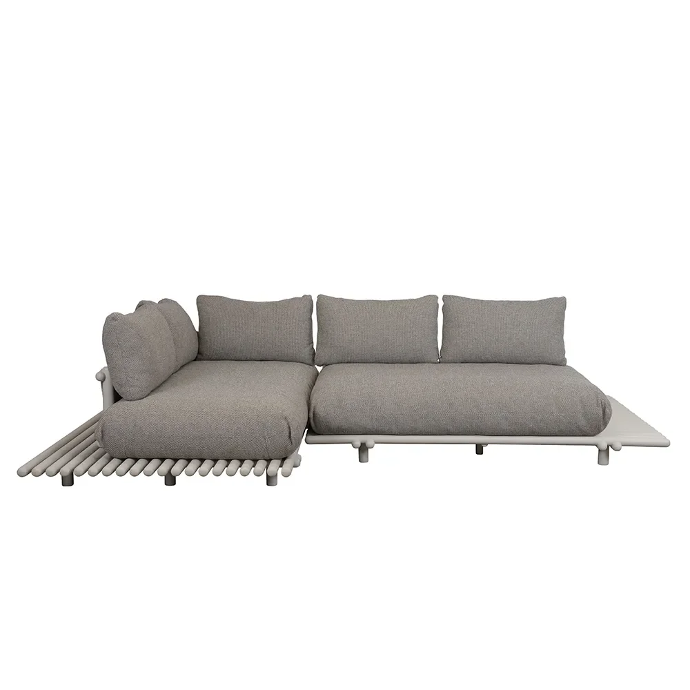 Cane-line, Sticks hjørnesofa Alu/light brown