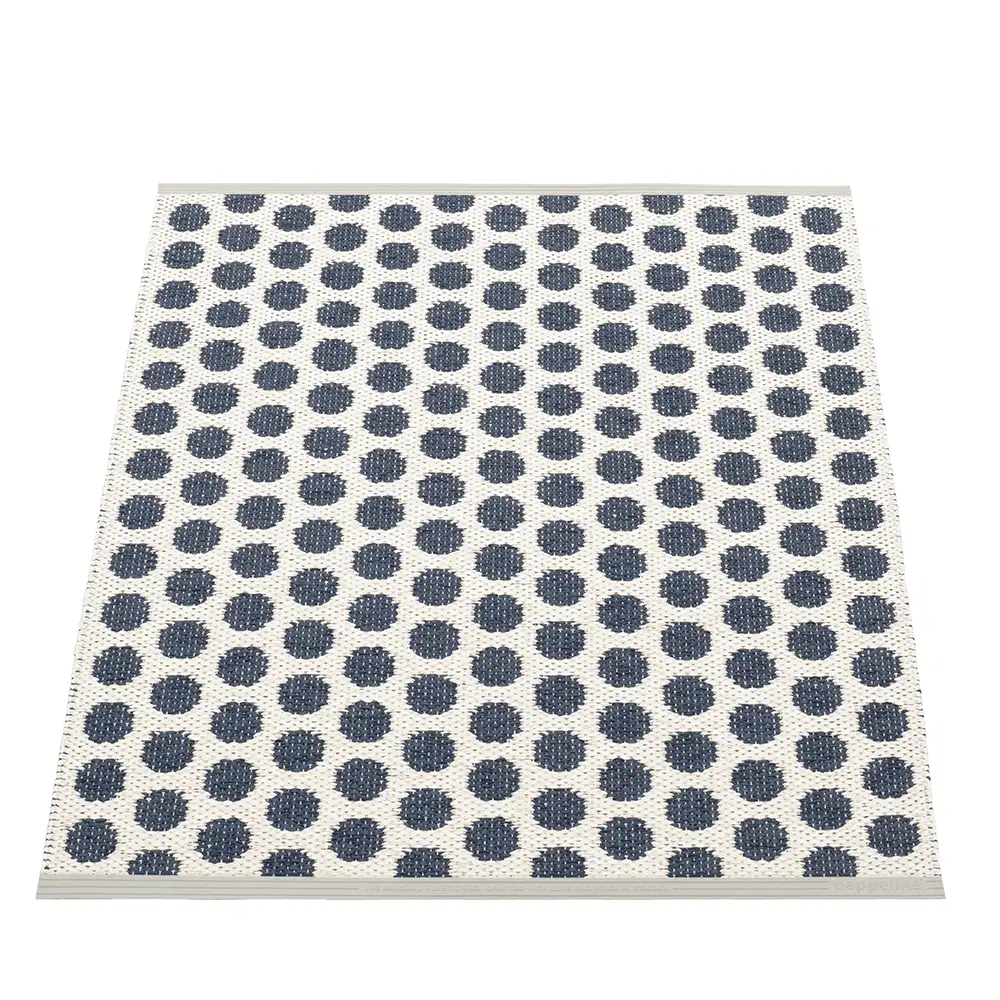 Noa tæppe 70x90 Dark Blue/Vanilla