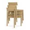 Risu Spisestol Lakeret Eg