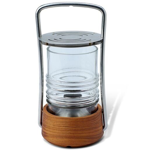 Bollard olielampe teak