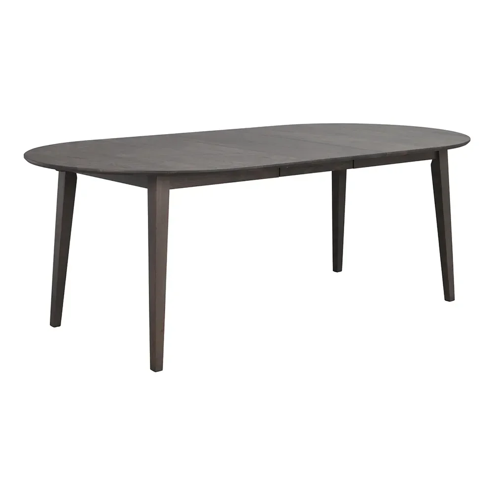 Filippa spisebord oval 170-210x105 cm mørkebrun eg