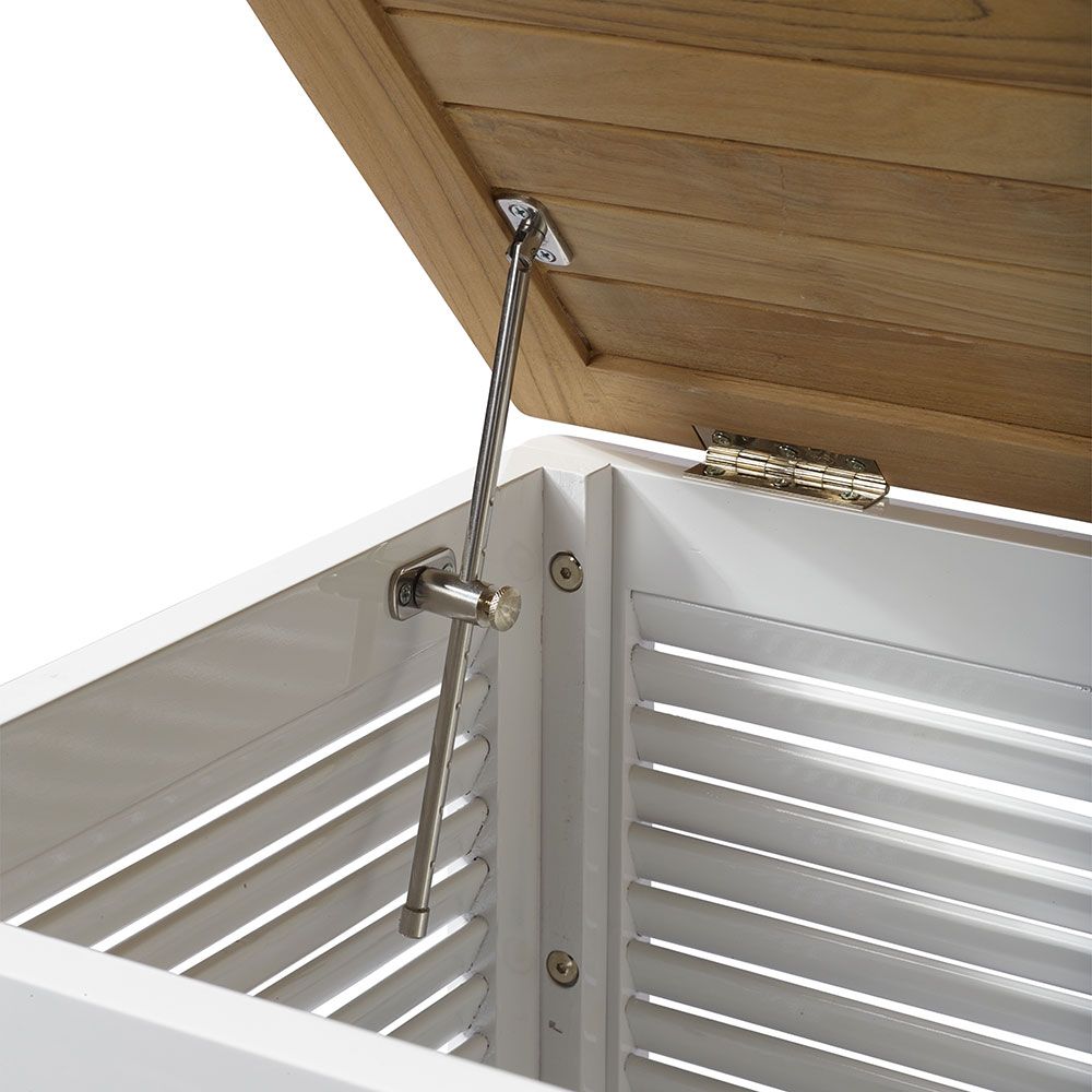 Classic 30x90 cm teak/hvid 