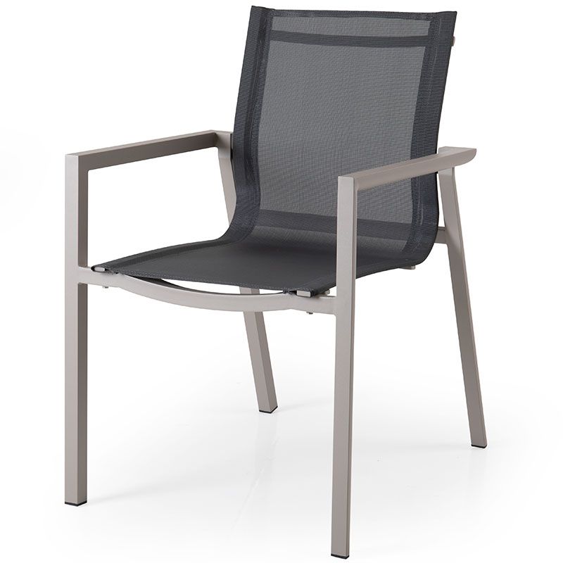 Brafab, Delia Stabelstol Khaki/Textilene