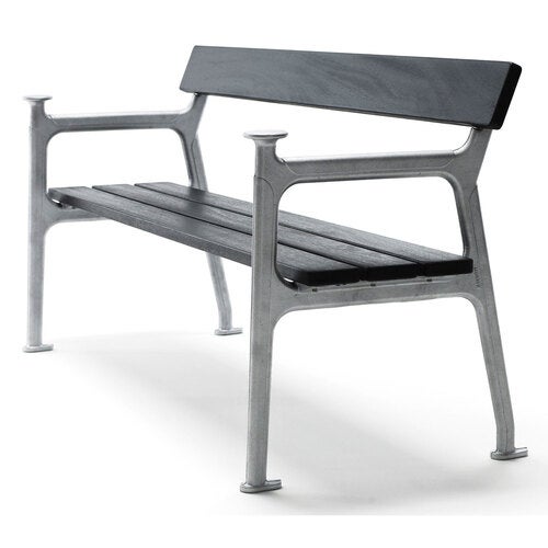 Vilamoura sofa ender: natur / træ: sortbejdset mahogni