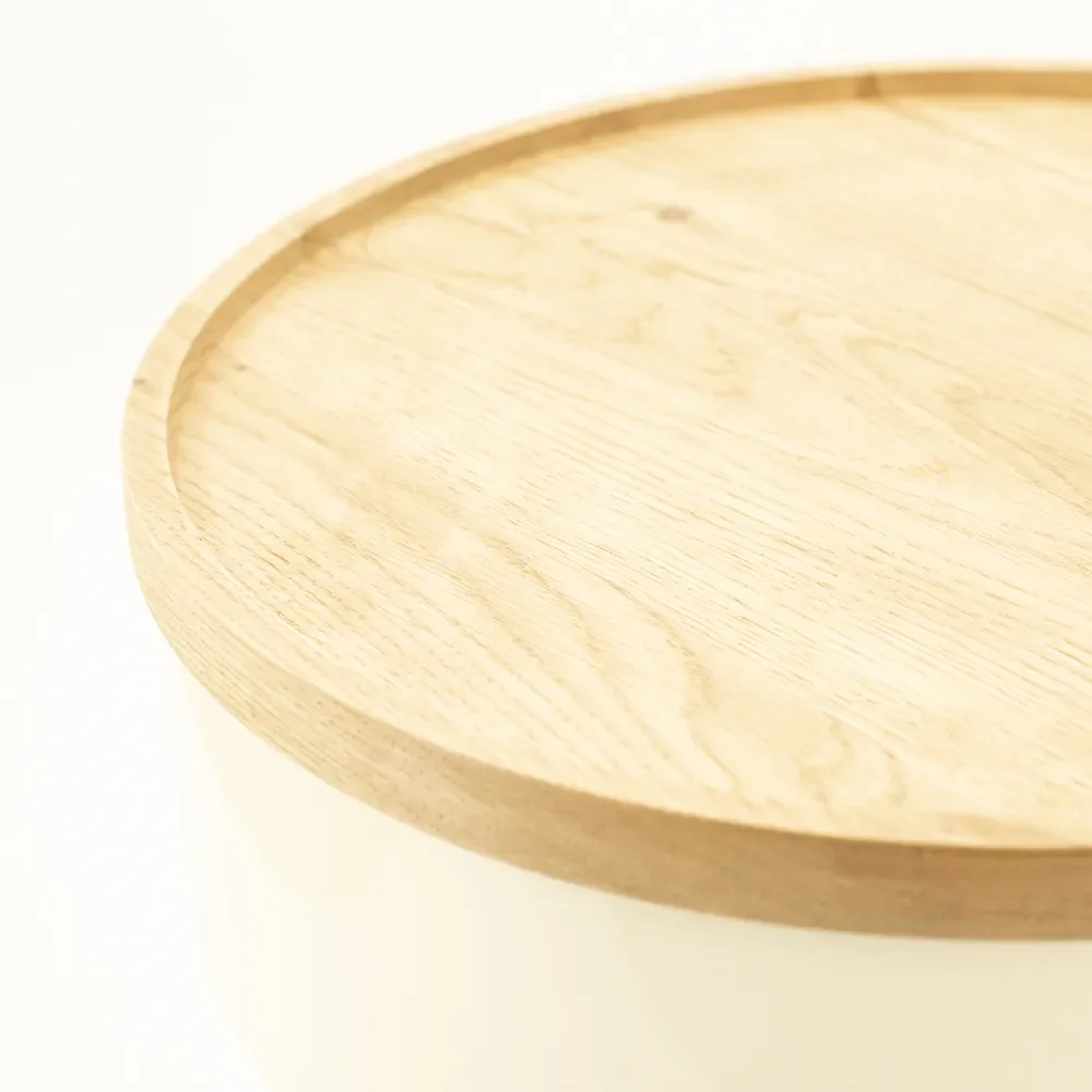Tondo sidebord 37 cm beige