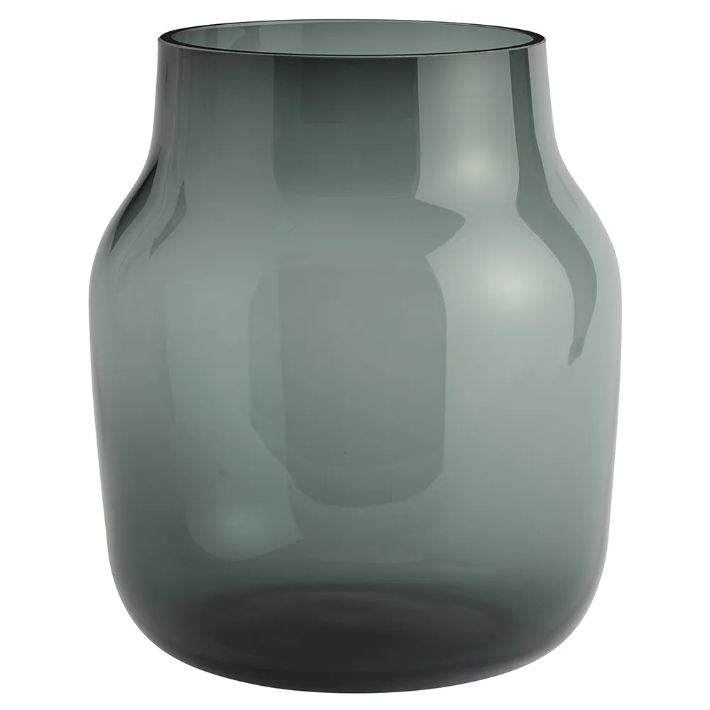Silent Vase Ø20 cm Dark Green