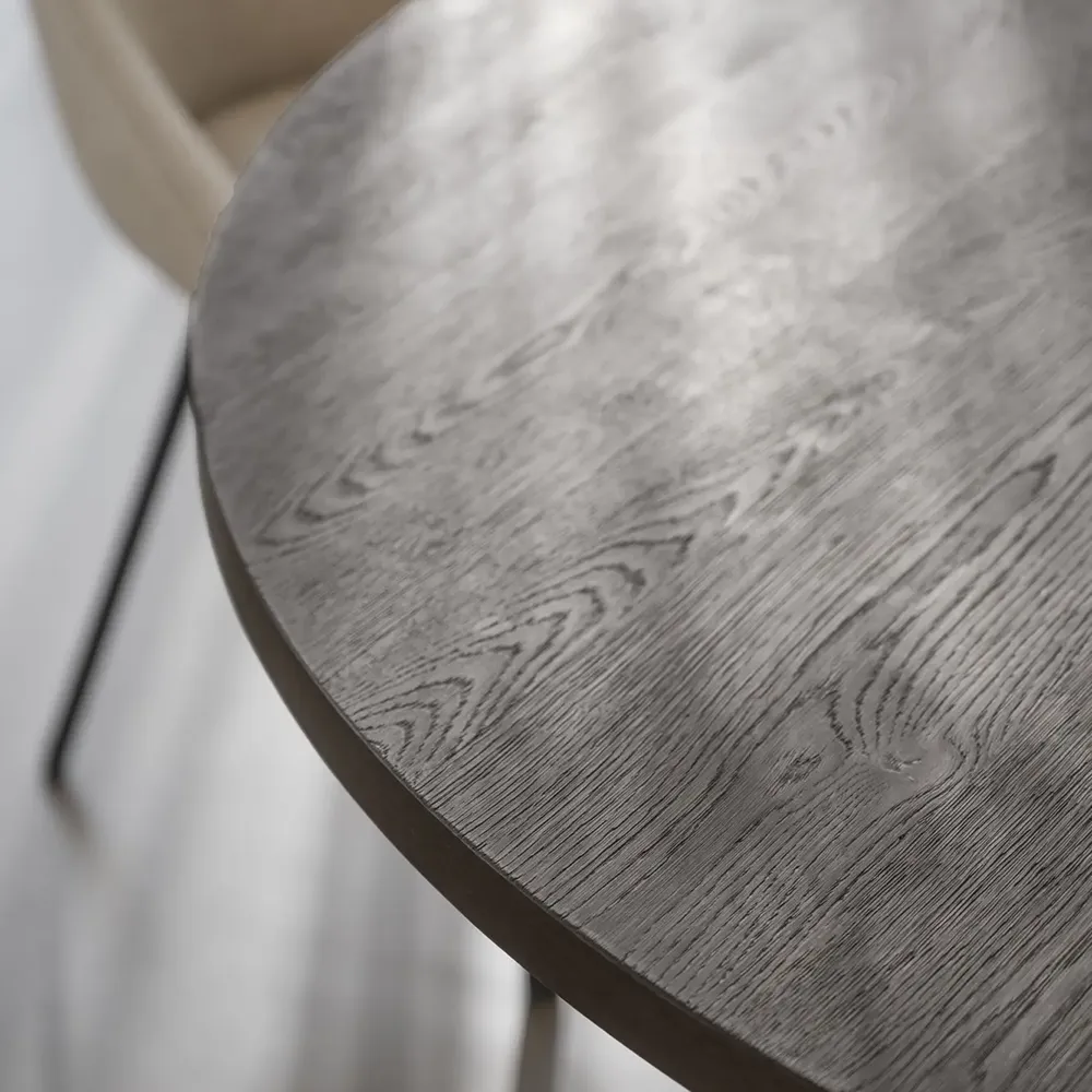 Maddock spisebord Ø135 cm brun eg