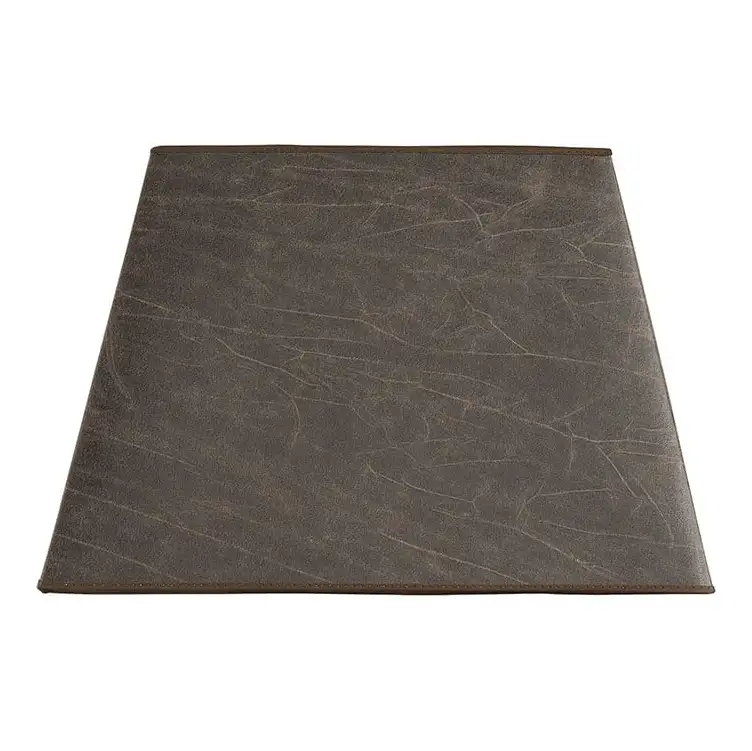 Artwood, Lampeskærm Square Leather Pale Brown Artwood