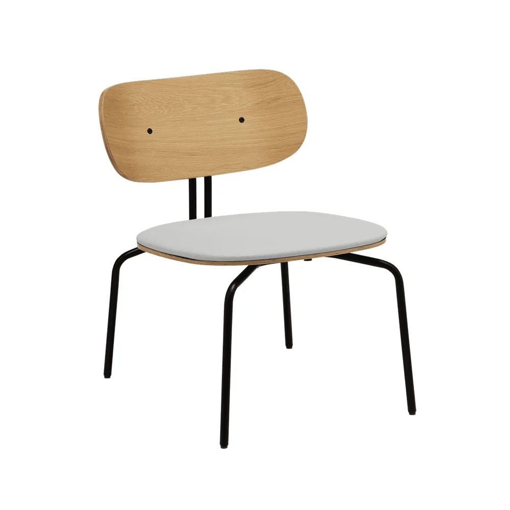 Curious Lounge Chair Eg/Sort Sterling