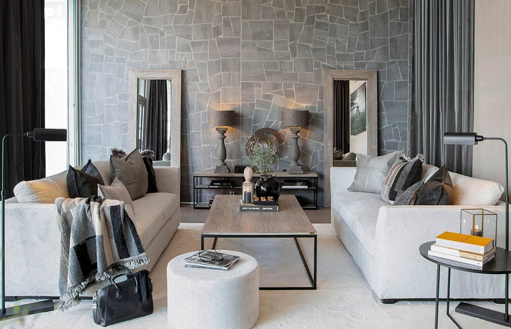 Stafford 3-pers. Sofa Tobago White Artwood