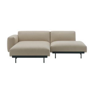 In Situ 2-personers modulsofa Config 6-Ecriture 240/Sort