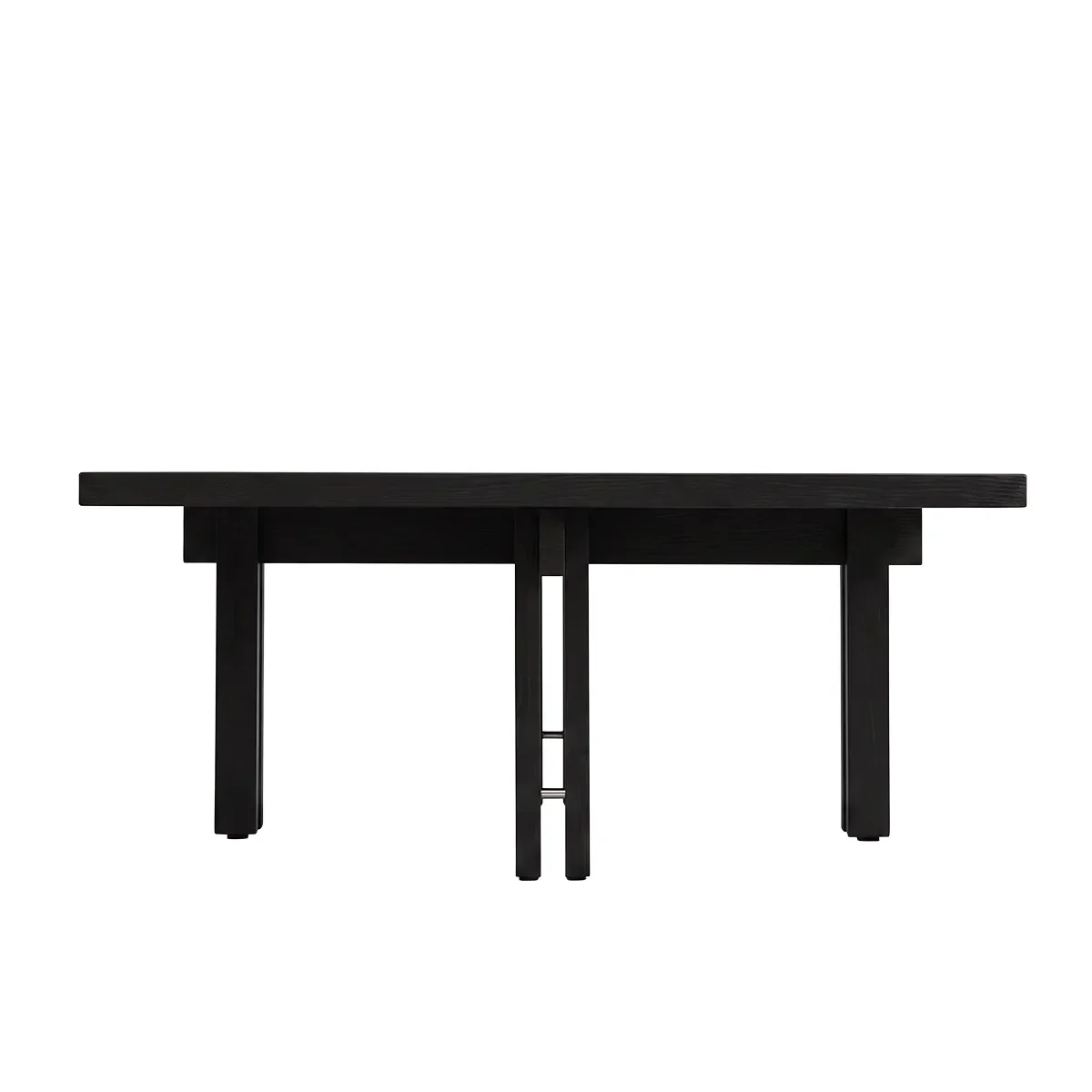 Sofabord i eg 80x80 Plinth Coffee Black Oak
