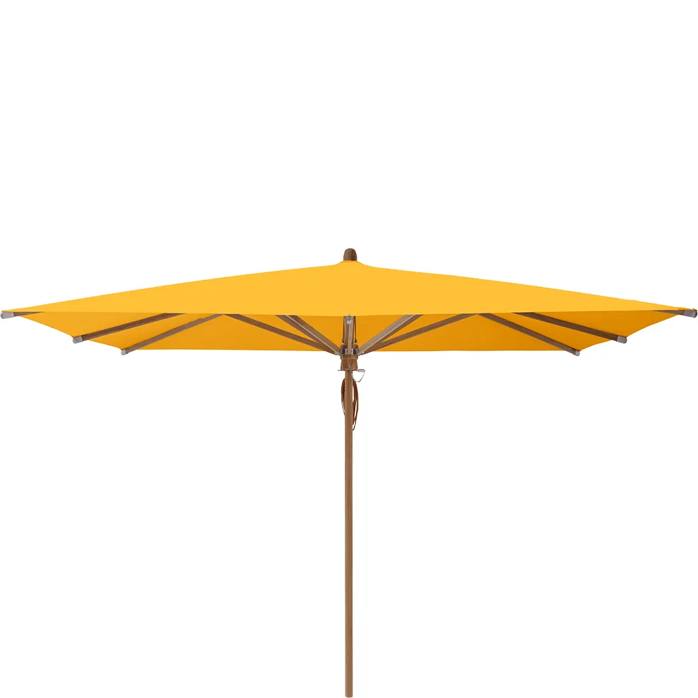 Glatz Teakwood parasoll 330×330 cm Kat.5 514 Corn