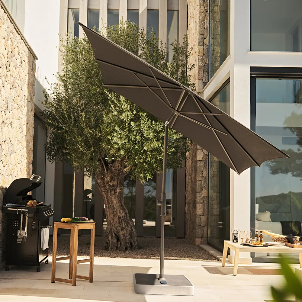 Twist parasol 250x200 cm anthracite Kat.4 403 Carmine