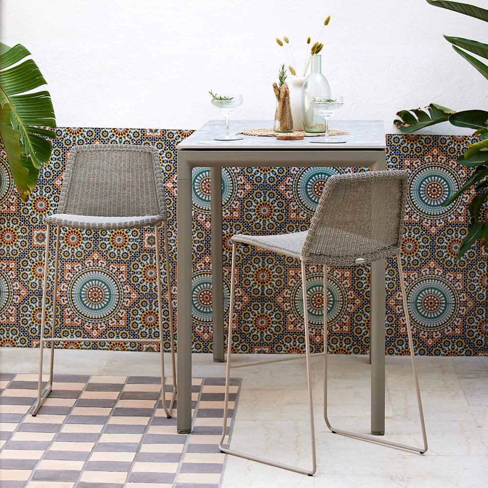 Breeze Barstol Taupe