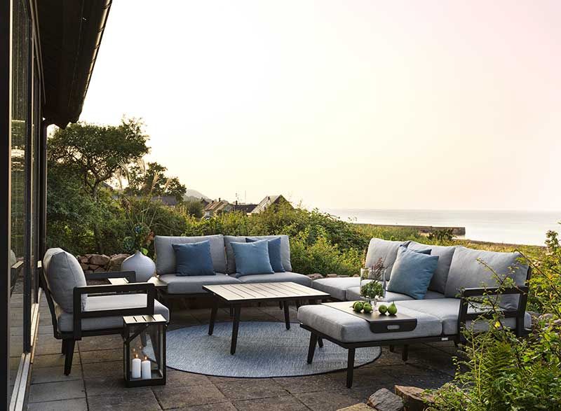 Villac Sofagruppe Sort Brafab